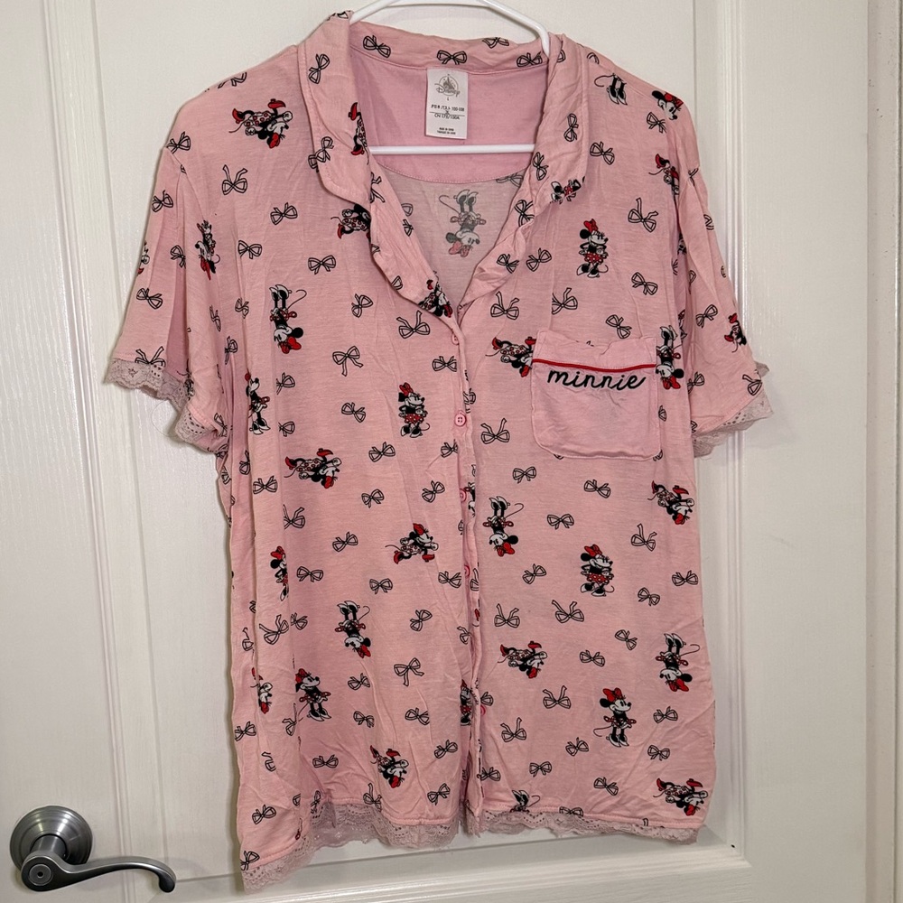 Disney Pink Minnie Mouse Pajama Set